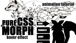 Pure CSS Morph Effect | Awesome UI Hover Animations with CSS Clip Path Property