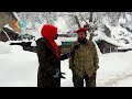 گزارش ویژه از برف باری در ولایت نورستان یک متر برف 🥶 nuristan