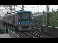 小田急4000系 4059編成 各駅停車 我孫子行き 入線 @亀有駅