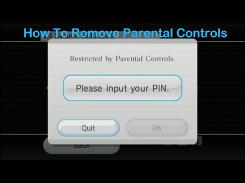 How To Remove Wii Parental Controls How To Remove Wii Parental Controls