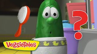 Oh, Where Is My Hairbrush?! 🛀 | Silly Songs with Larry Karaoke | VeggieTales