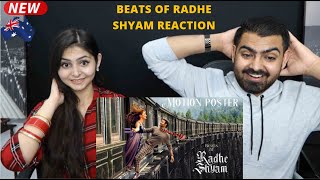 BEATS OF RADHE SHYAM REACTION |  Prabhas | Pooja Hedge | Motion Poster First Look & Review!