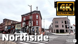 【4K】 Cincinatti Ohio - Northside - Day Walk - November 2024