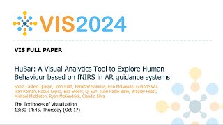 HuBar: A Visual Analytics Tool to Explore Human Behaviour based on fNIRS in AR guidance systems - F