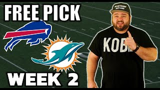 Dolphins vs Bills Free NFL Picks Today | Week 2 Sunday Football Prediction | Kyle Kirms