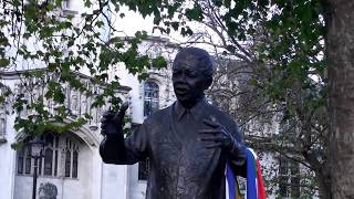 Statues,Sculptures \u0026 Landmarks - Nelson Mandela Statue. London UK