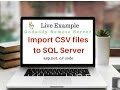 Import CSV Files To SQL Server MyLittleAdmin, asp.net c#