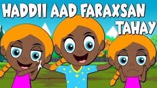 Haddii aad faraxsan tahay | If you happy and you know it in Somali | Hees caruureed | Somali Kids