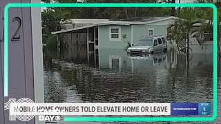 Mobile home owners in Pinellas County told to raise homes or leave ahead of hurricane season