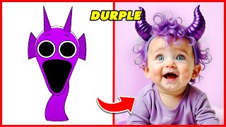 SPRUNKI PHASE 5 Characters as BABY 😎🤑 + 🔊Guess The PHASE 5 SPRUNKI Characters By VOICE