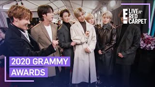 BTS Gives a Preview of Their Grammys Performance | E! Red Carpet & Award Shows