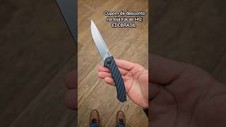 O canivete Zero Tolerance 0450 com fibra de carbono azul e aço Magnacut é incrível! #edc #canivete