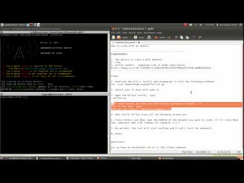 How to Automatically Crack WiFi Password on Ubuntu How to Automatically Crack WiFi Password on Ubuntu