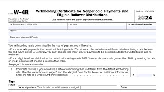 IRS Form W-4R walkthrough - ARCHIVED COPY - READ COMMENTS ONLY