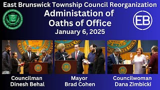 EB Township Council Administration of Oaths of Office - January 6, 2025