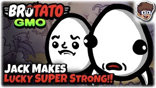 Jack Makes Lucky SUPER Strong!! | Jack + Lucky | Brotato: Modded