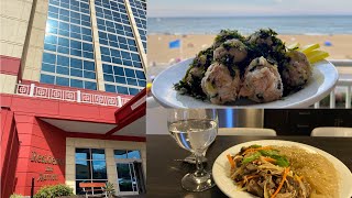 Miss Parsley cooking Korean foods at the Residence Inn by Marriott Virginia Beach Oceanfront. [SUB]