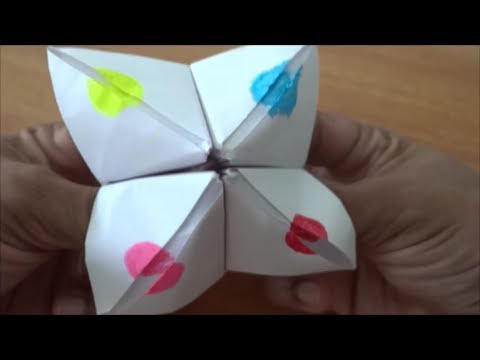 How to make a Paper Fortune Teller How to make a Paper Fortune Teller