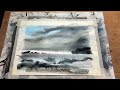 3 colour midwinter watercolor landscape beginners loose watercolour painting techniques tutorial