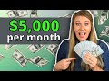 My 5 BEST Passive Income Ideas For $5,000 a Month | Kelly Anne Smith