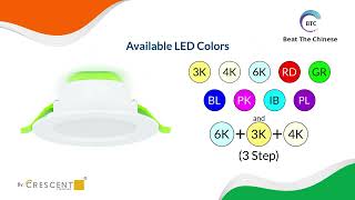 Crescent Lighting | Swift+ CRC130/A | LED Junction Box Light | BTC | Made In India