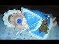 how to make a baby cake topper? made of gum paste by Roxana.