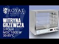 Witryna grzewcza Royal Catering RCHT-1000 | Prezentacja produktu