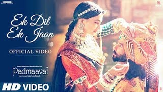 Ek Dil Ek Jaan | Padmavat Movie Song 2018 | Whatsapp Status | Deepika Padukone, Shahid Kapoor