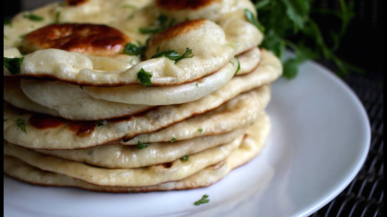 Easy Flatbread Recipe - 5 Ingredients - Soft + Bubbly - YouTube