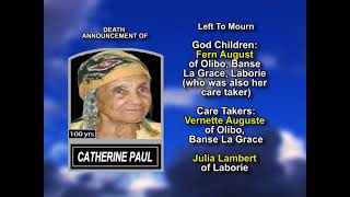 Catherine Paul ~ Long Obituary