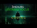 3 HOURS EXTREME FOCUS: Deep Concentration Music for Programming & Coding