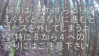 黒岩の滝への降り方　2018.09.24