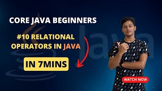 #10 Relational Operators in Java | Java Tutorials for Beginners | Core Java Tutorials Tamil |