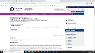 Cochrane Database new PICO feature