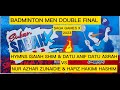 FINAL MD Badminton SAGA GAMES 2023 - Hymns & Anif vs Azhar & Hafiz #badminton