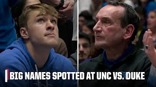 Coach K and Cooper Flagg at UNC vs. Duke | ESPN College Basketball