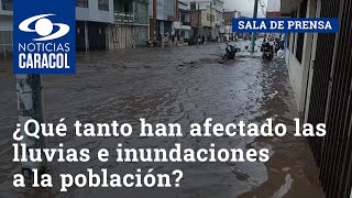 Ola invernal en Colombia: ¿qué tanto han afectado las lluvias e inundaciones a la población?