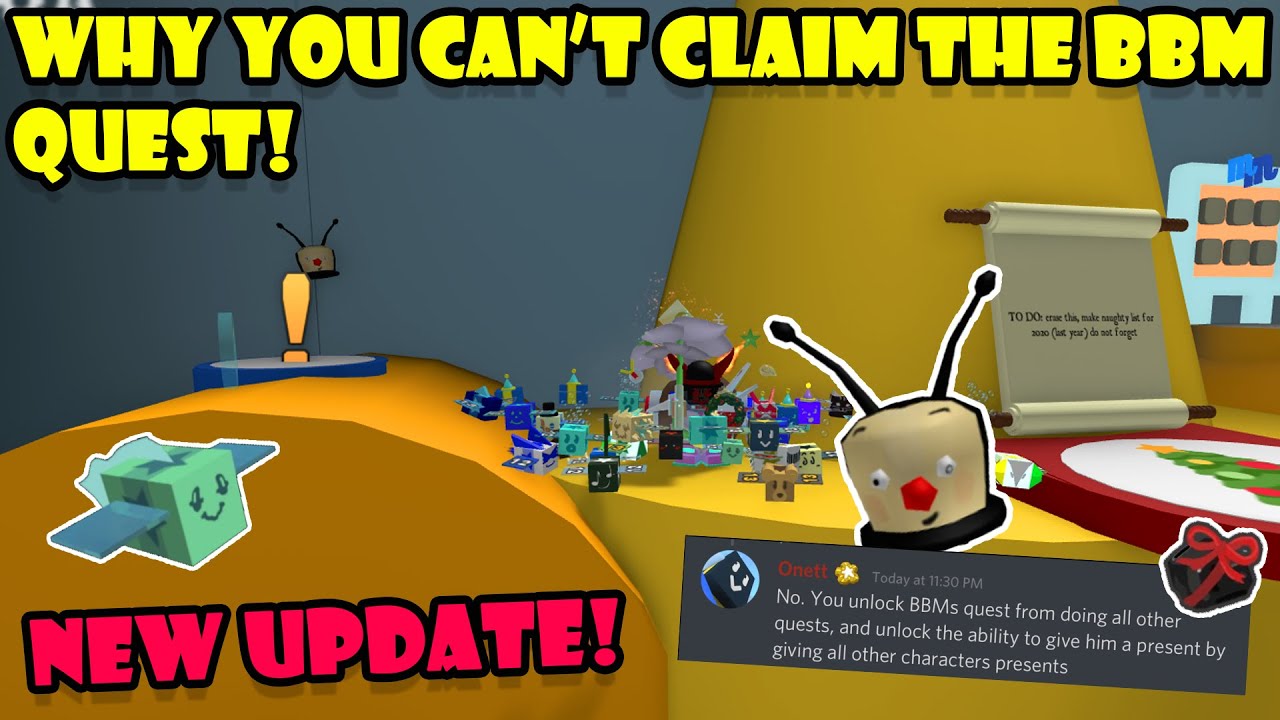 Why You CAN'T CLAIM The B.B.M Quest! 📜 | Bee Swarm Simulator - YouTube