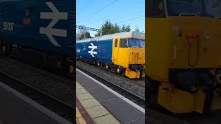 Class 50007 passing Pangbourne