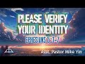 2023-01-15【English Service】【Please Verify Your Identity】【Ephesians 5:1-7】