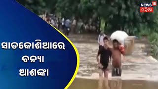 Angul Flood News | ସାତକୋଶିଆରେ ବନ୍ୟା ଆଶଙ୍କା,ଜଳବନ୍ଦୀ ପରିସ୍ଥିତି, ଯୋଗାଯୋଗ ବିଛିନ୍ନ | Odia News