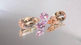 Morganite and Pink Topaz Suite 9.13 carats