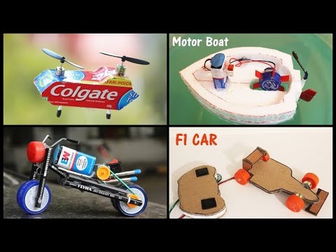 4 Creative Dc Motor Projects Youtube