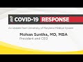 COVID-19 Message to UMMS Employees from Dr. Mohan Suntha 4/7/2020