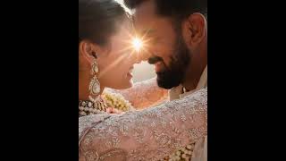 Cricketer KL Rahul 🥰🥰 actress Athiya Shetty wedding video 😱#shorts