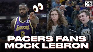 LeBron James Tells Ref To Eject Pacers Fan Sitting Courtside In Overtime Win 👀