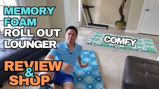 Novaform 2-Inch Memory Foam Roll Out Lounger | COSTCO