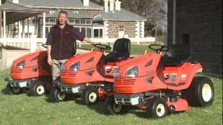 Kubota T80 series lawn tractors.