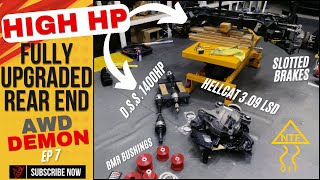 Installing BMR Arms, HELLCAT Diff, and DSS High HP Axels into our Demon Killer AWD Charger!: NTF Ep7