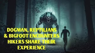 DOGMAN, REPTILIAN \u0026 BIGFOOT EXPERIENCES SHARED BY HIKERS